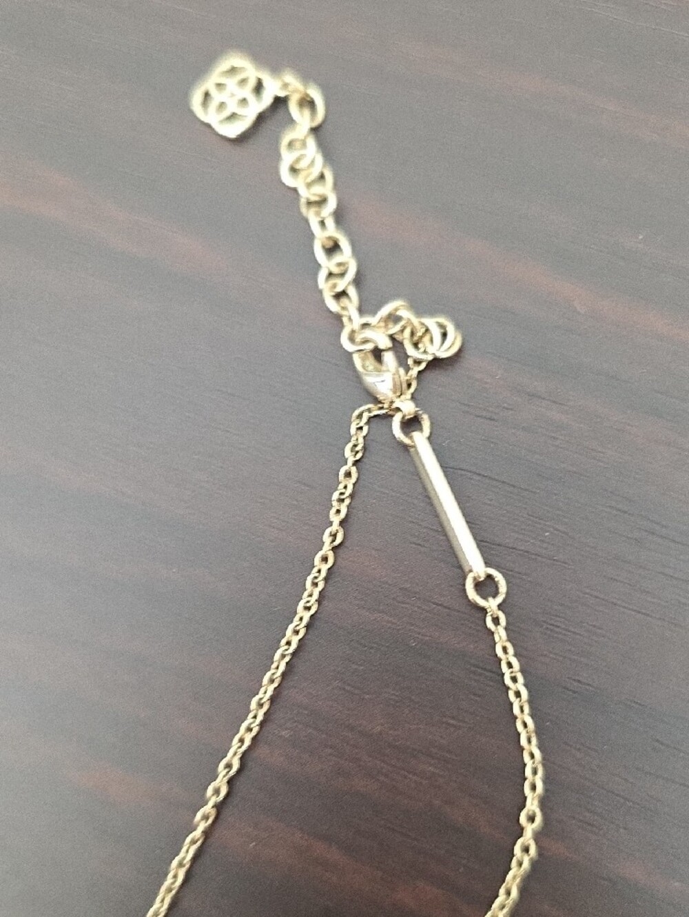 Kendra Scott Dainty Elisa Necklace with Turquoise Stone - Picture 6 of 6